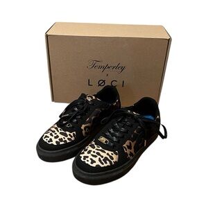 New Temperley X Loci Seven Leopard Print Low Top Sneakers Limited Edition EU 37